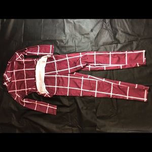 Tight silky body suit